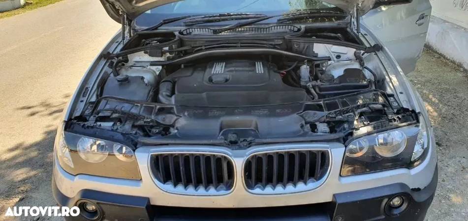 Dezmembrez BMW X3 E83 an 2006 motor 2.0 tip 204D4 M47 150 cp trager tragher panou frontal fata completa radiator radiatoare apa clima intercooler ventilator electroventilator racire ventilator habitaclu brat trapez maneta semnalizare dezmembrari piese - 1