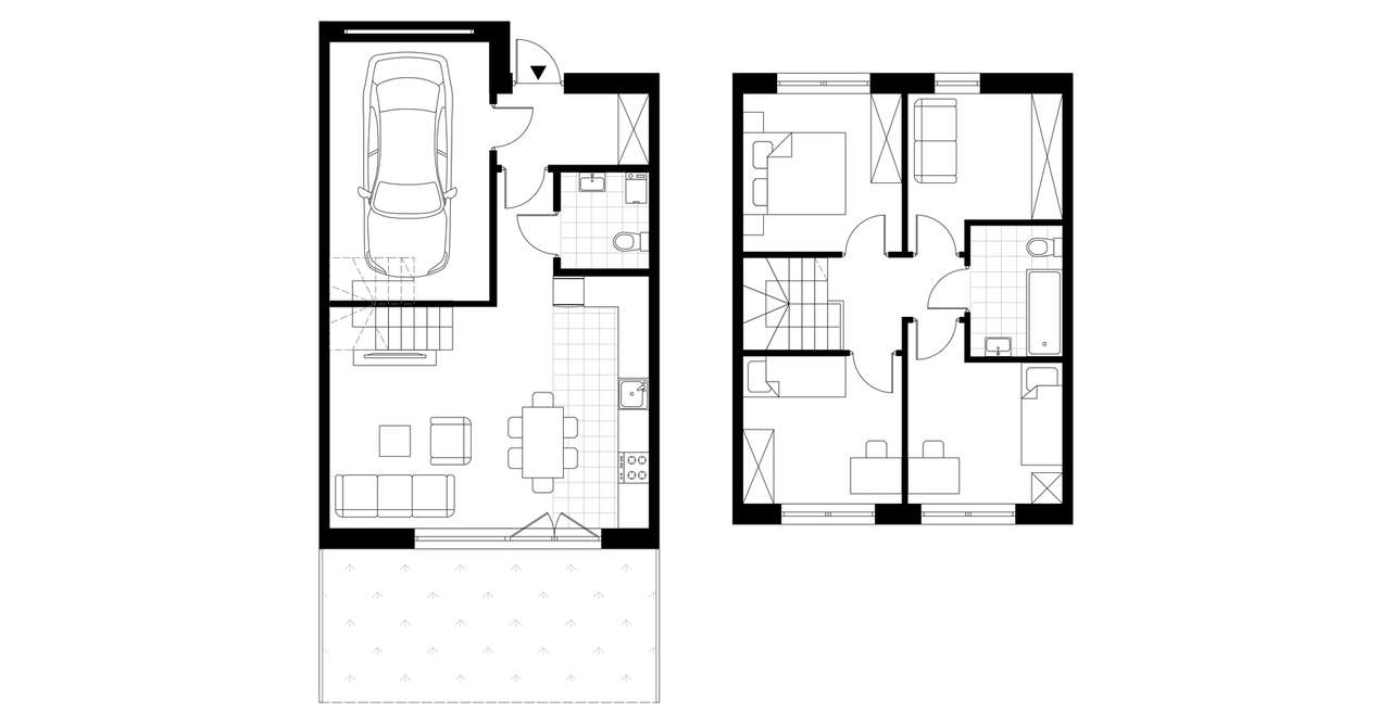 5-pokojowy dom 92m2 + ogródek Bezpośrednio - Pełny obrazek: 3/5
