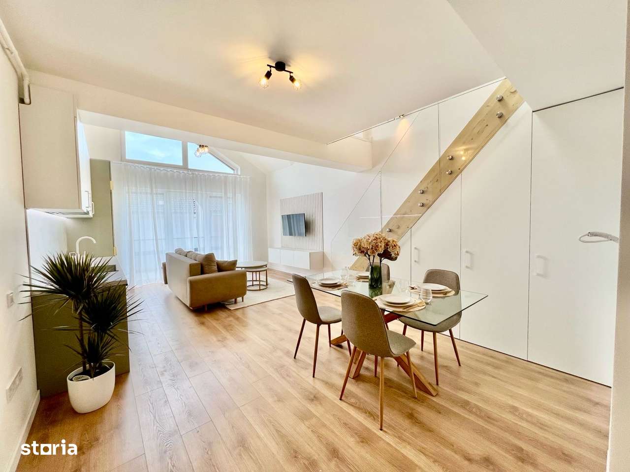 Apartament 2 camere, 2 bai, terasa - mobilat modern, parcare-8