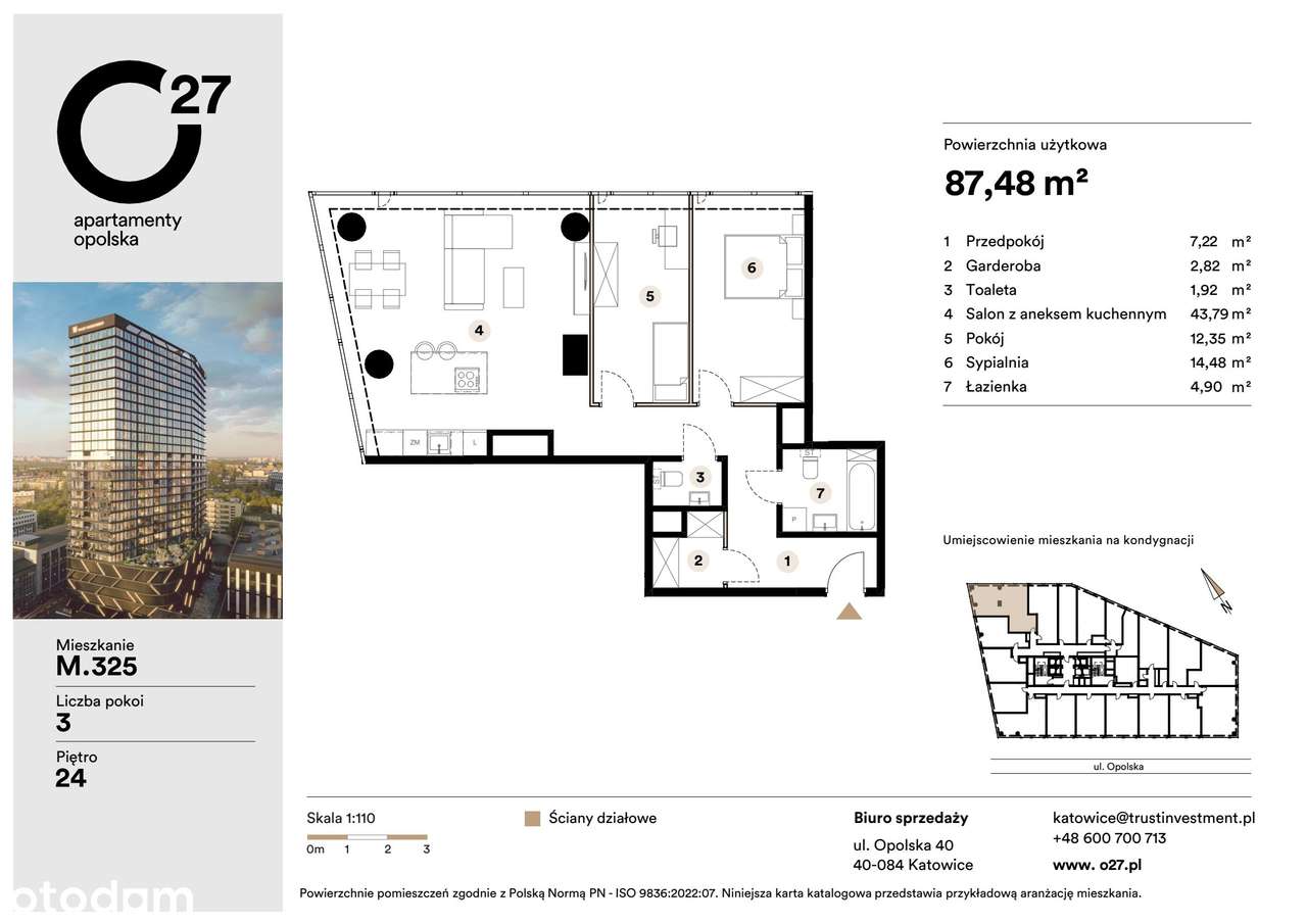 3-pokojowe mieszkanie 87m2 Bez Pośredników - Pełny obrazek: 3/10