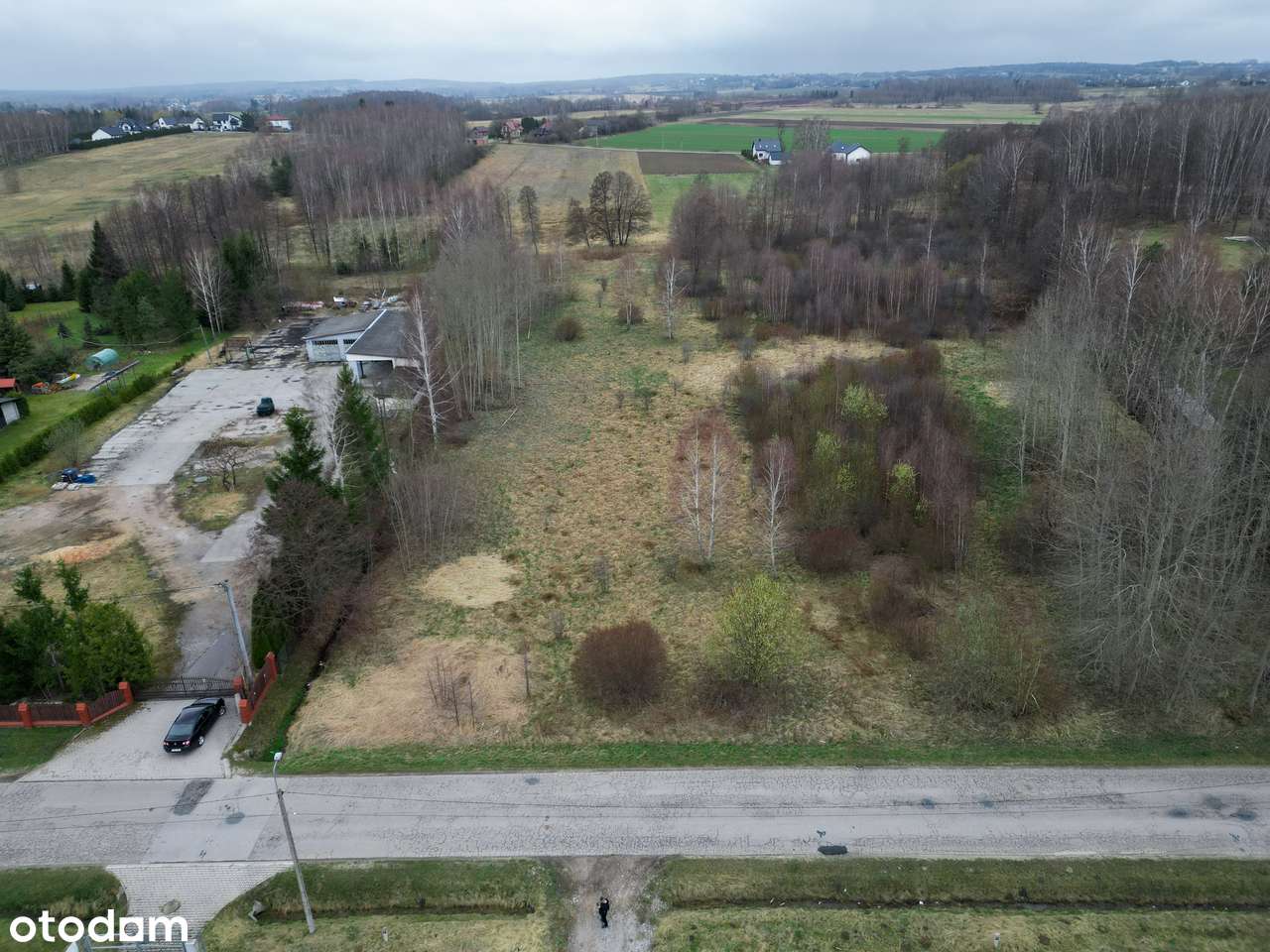 Działka budowlana 56 arów – Grzymałków, gm. Mniów - Pełny obrazek: 4/8