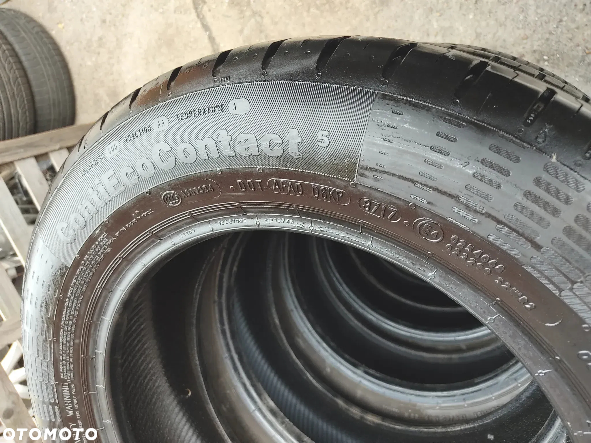 185/65R15 Opony Letnie Lato CONTINENTAL ContiEcoContact 5 5-6mm Legnica ALU-RAD jak 195/60 6,5mm - 17