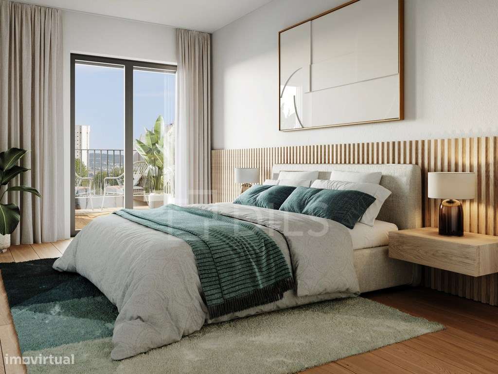 Apartamento T2 com varanda em novo empreendimento em Loures - Grande imagem: 5/47