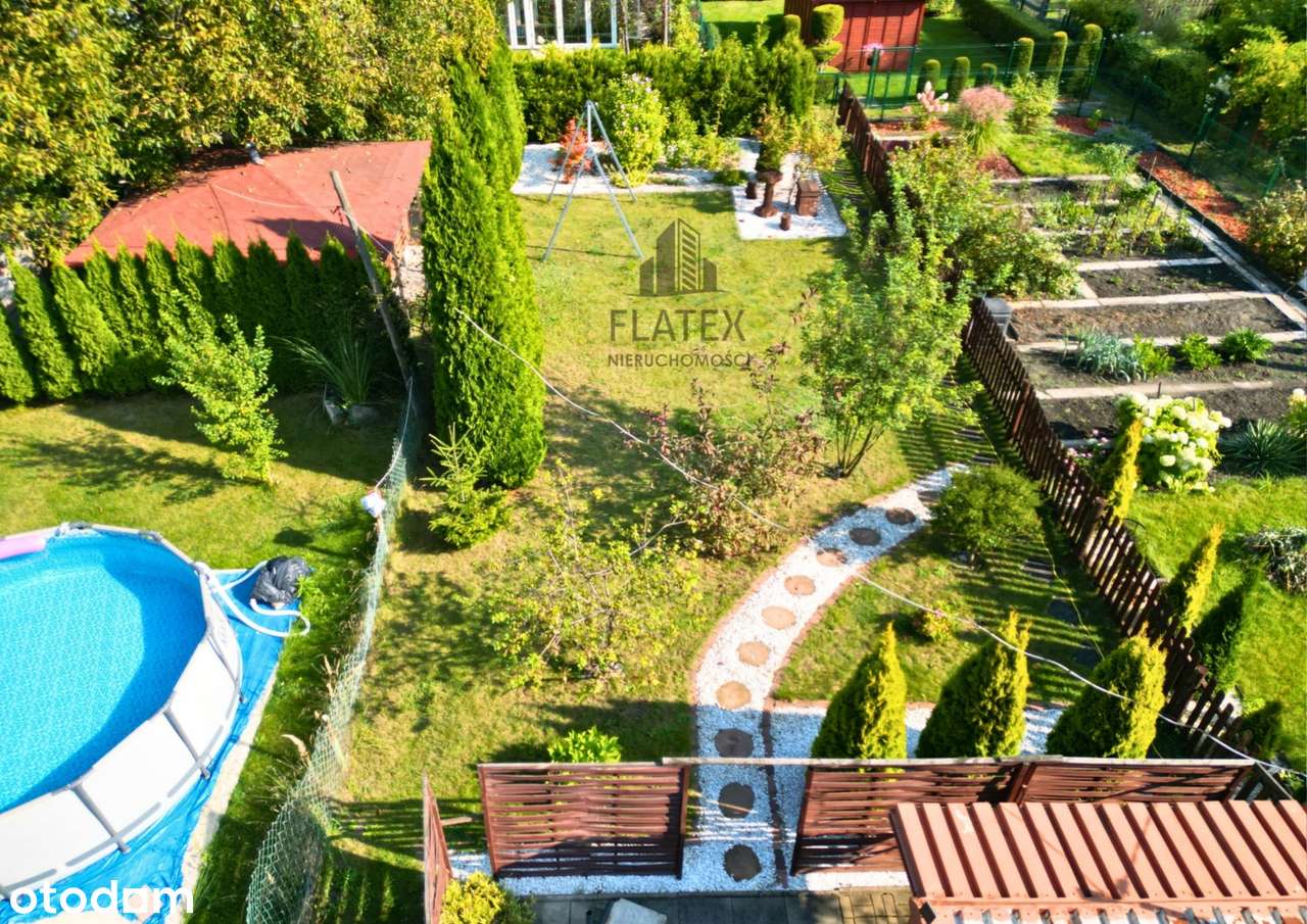 Piękna działka ROD z drewnianym domkiem  445m2 - Pełny obrazek: 2/8