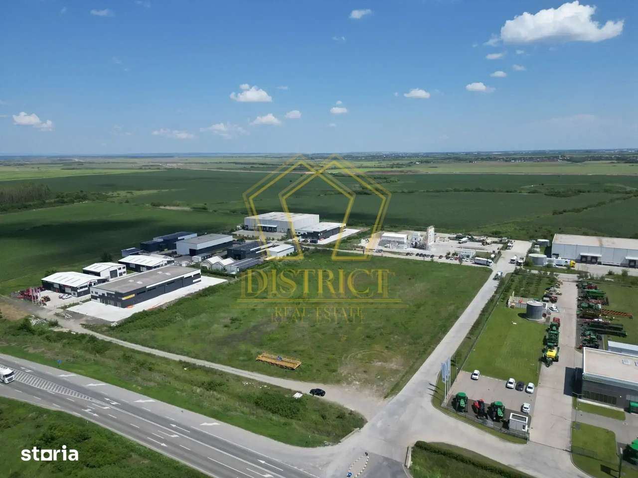 Teren cu AC pentru constructie hala industriala | Aradului - Imagine principală: 2/5