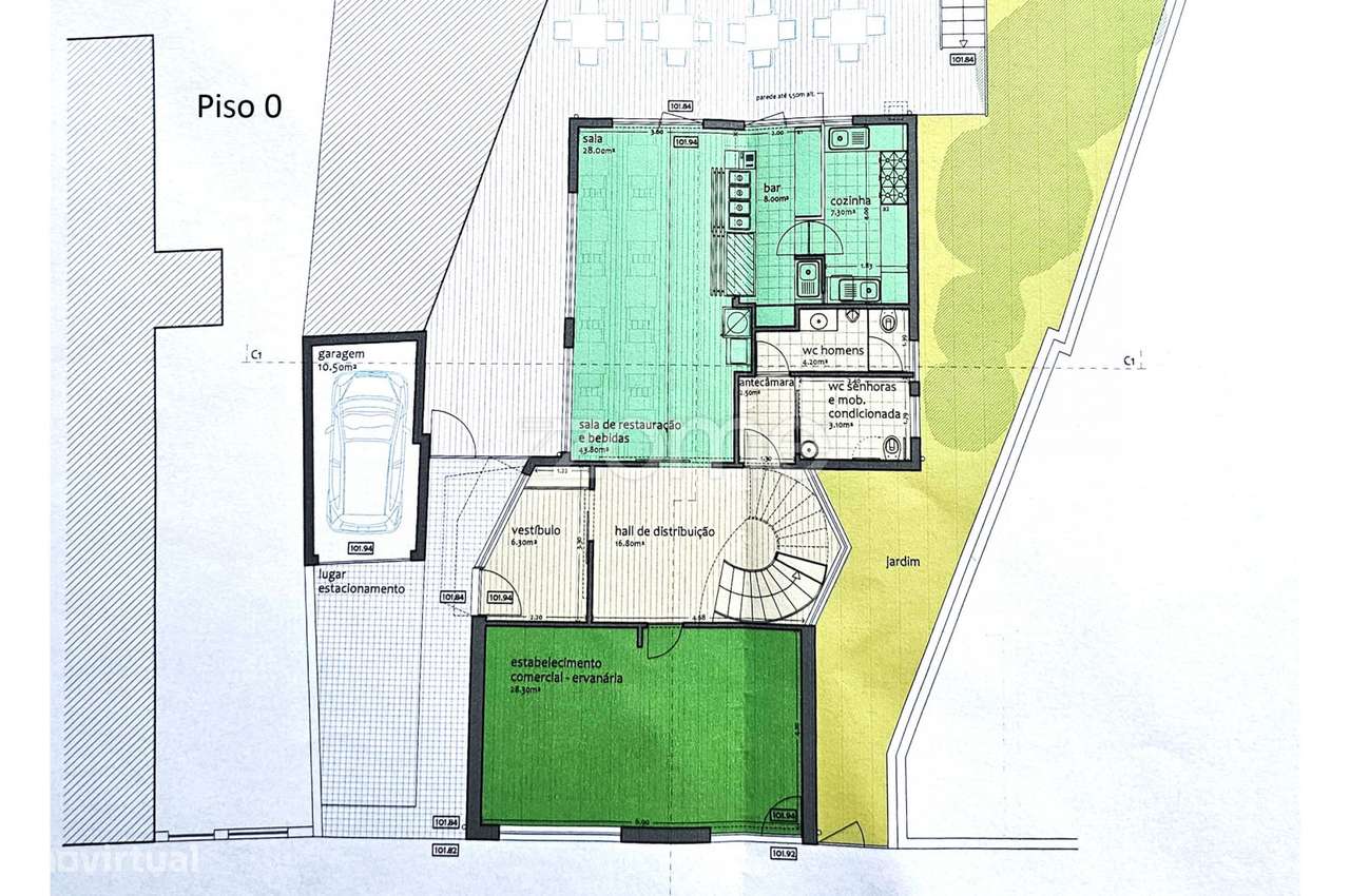 Trespasse de Restaurante Vegetariano com Jardim – Centro da Maia-35