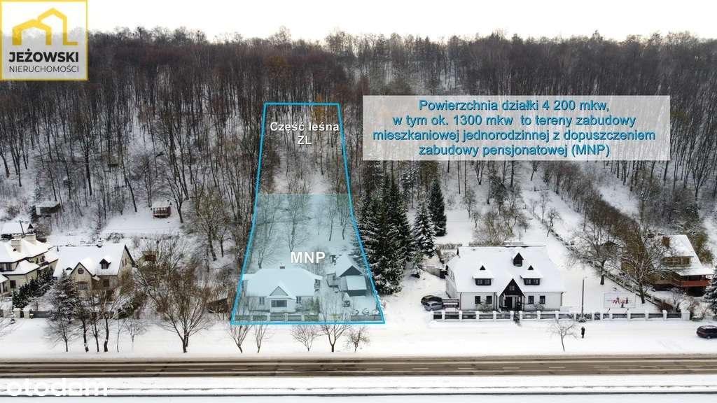 Duża działka 42ary, 1300mkw MNP przy Rajchertówce.-0