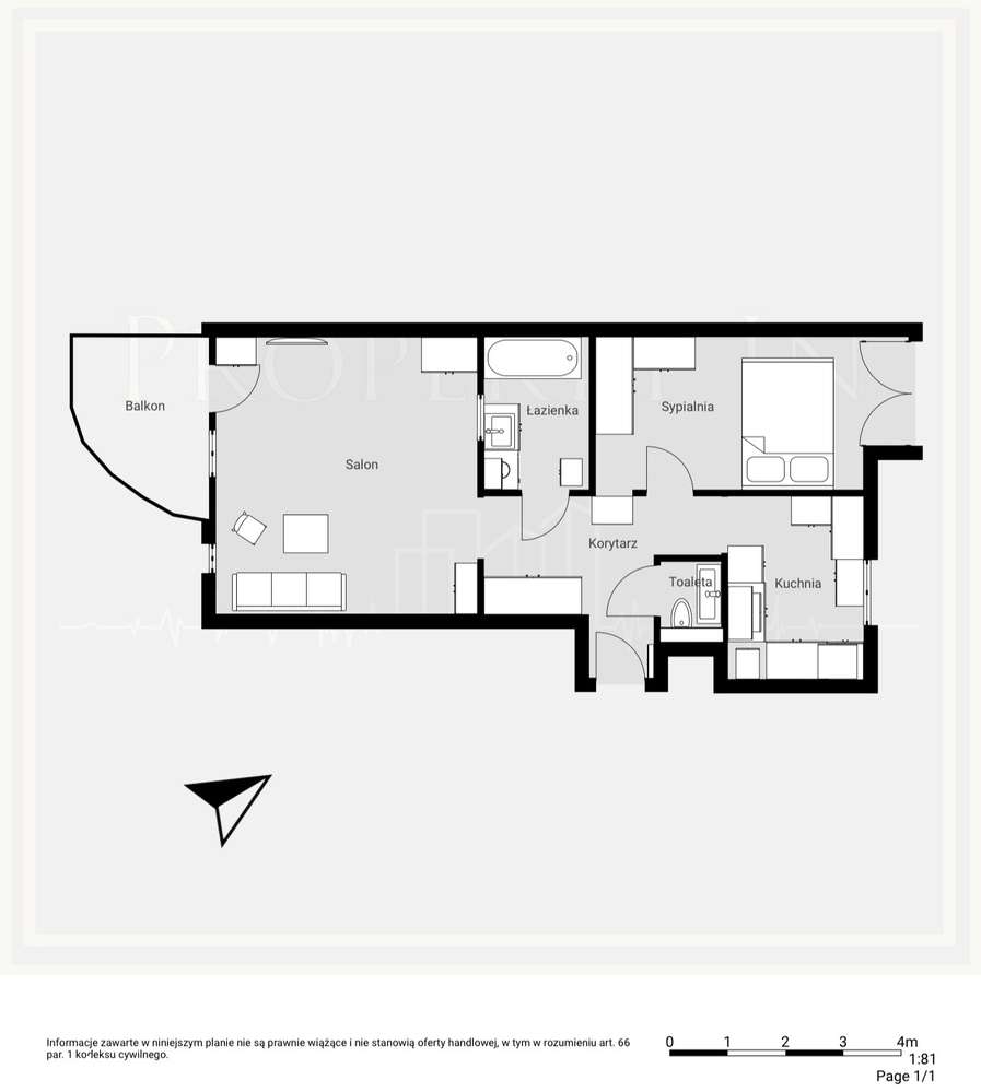 60 M2 | NAD BALATONEM | + PARKING PODZIEMNY - Pełny obrazek: 2/13