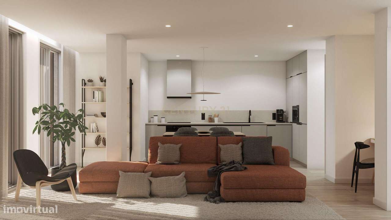 Apartamento T2 Novo com varanda e garagem na rua de Aires Ornelas - Grande imagem: 5/25