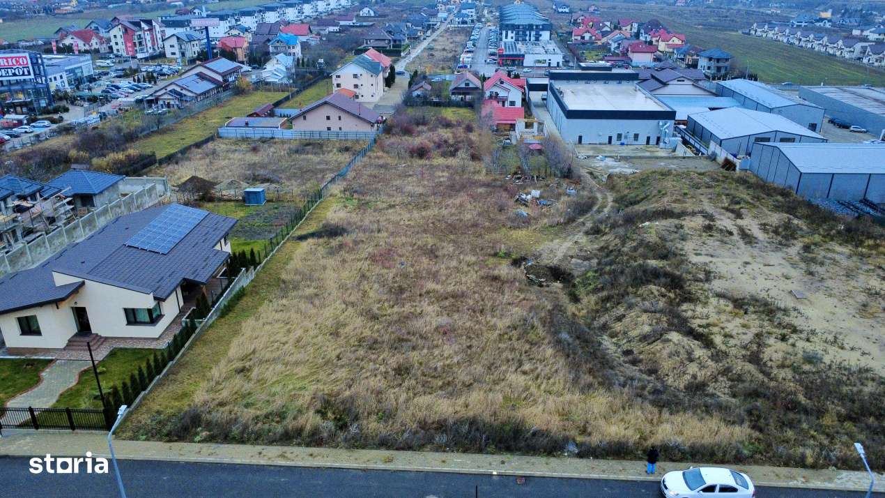 Teren 3.884 mp Ciritei – zona premium, ideal investitie / dezvoltare - Imagine principală: 5/8