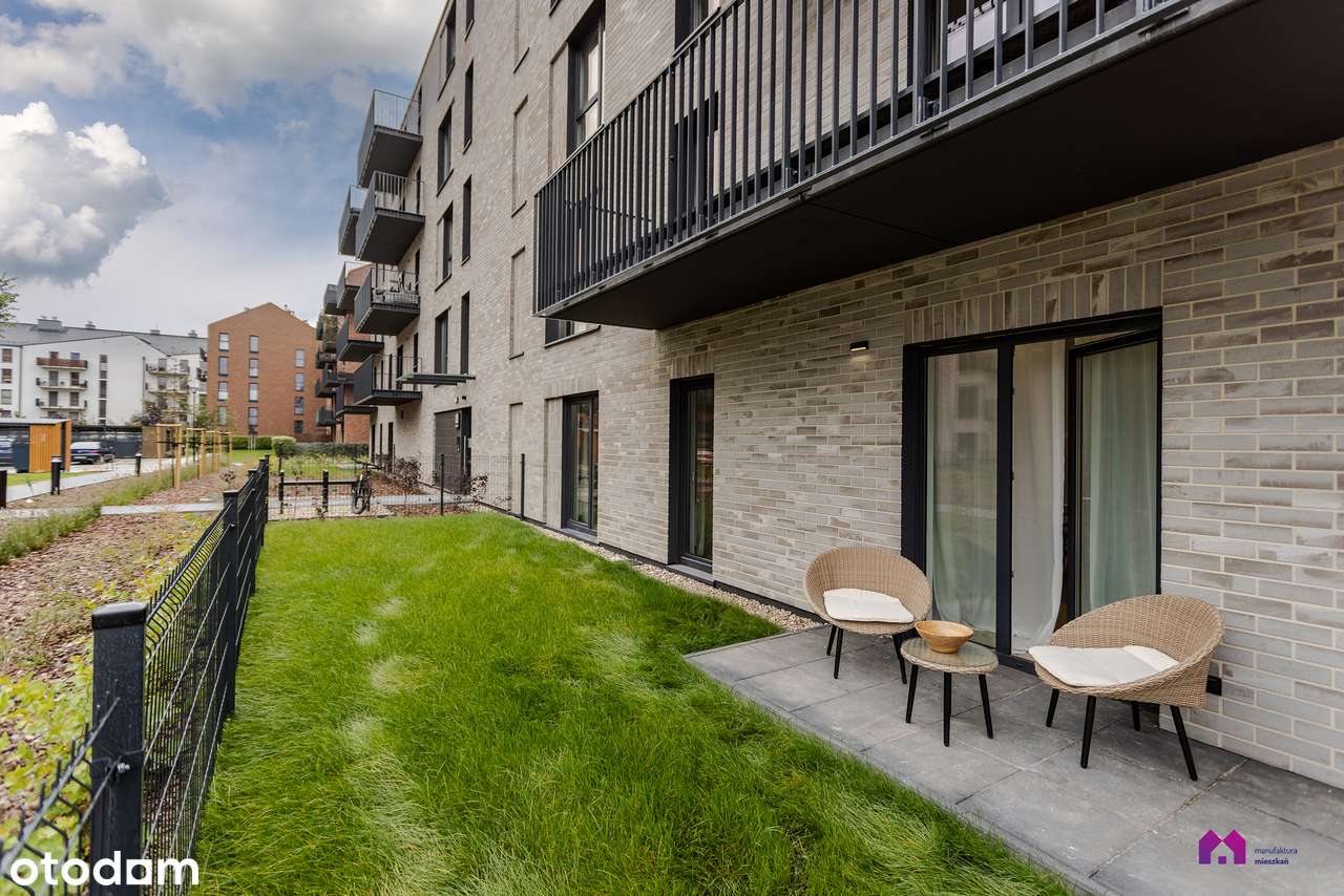 Uroczy APARTAMENT z OGROMNYM ogródkiem na nowym ZAMKNIĘTYM osiedlu-8