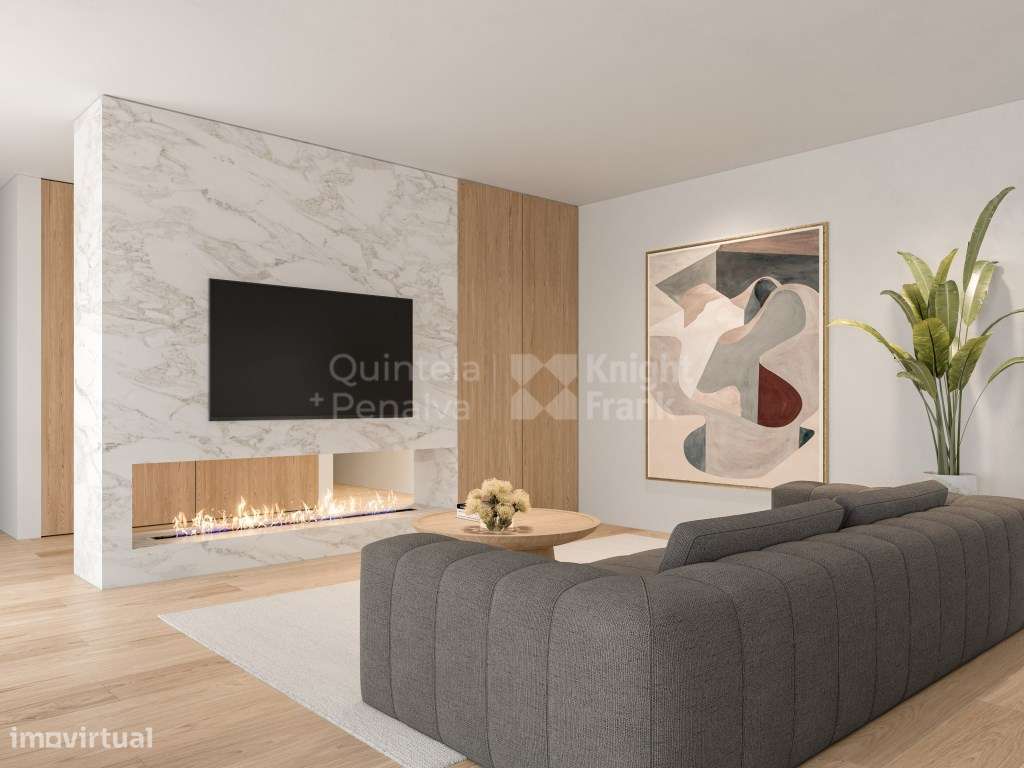 Apartamento T4 com jardim, piscina e estacionamento no Estoril - Grande imagem: 5/27