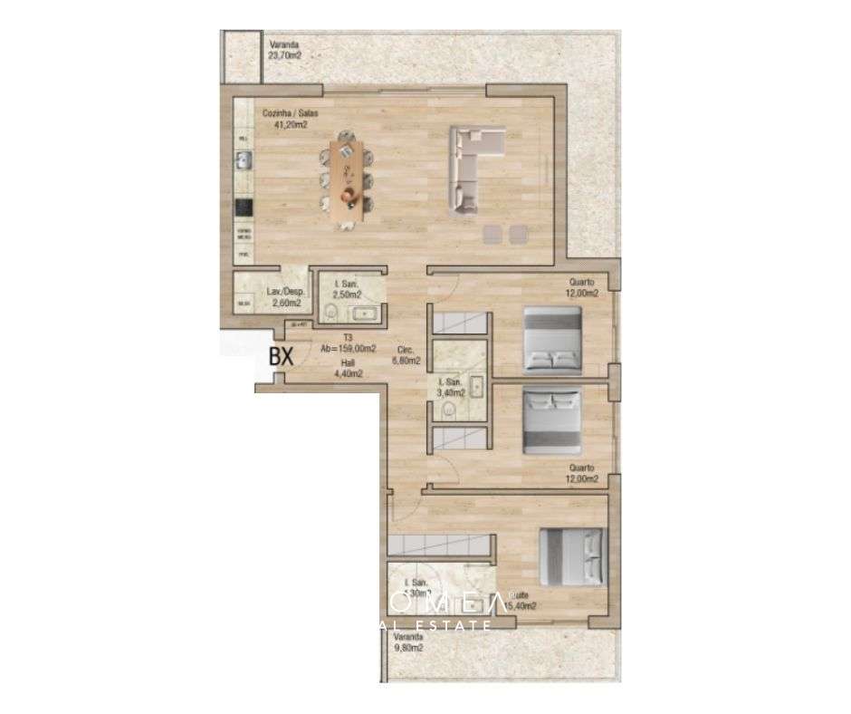 Apartamento T3 - Valley Place, Forca, Aveiro-7