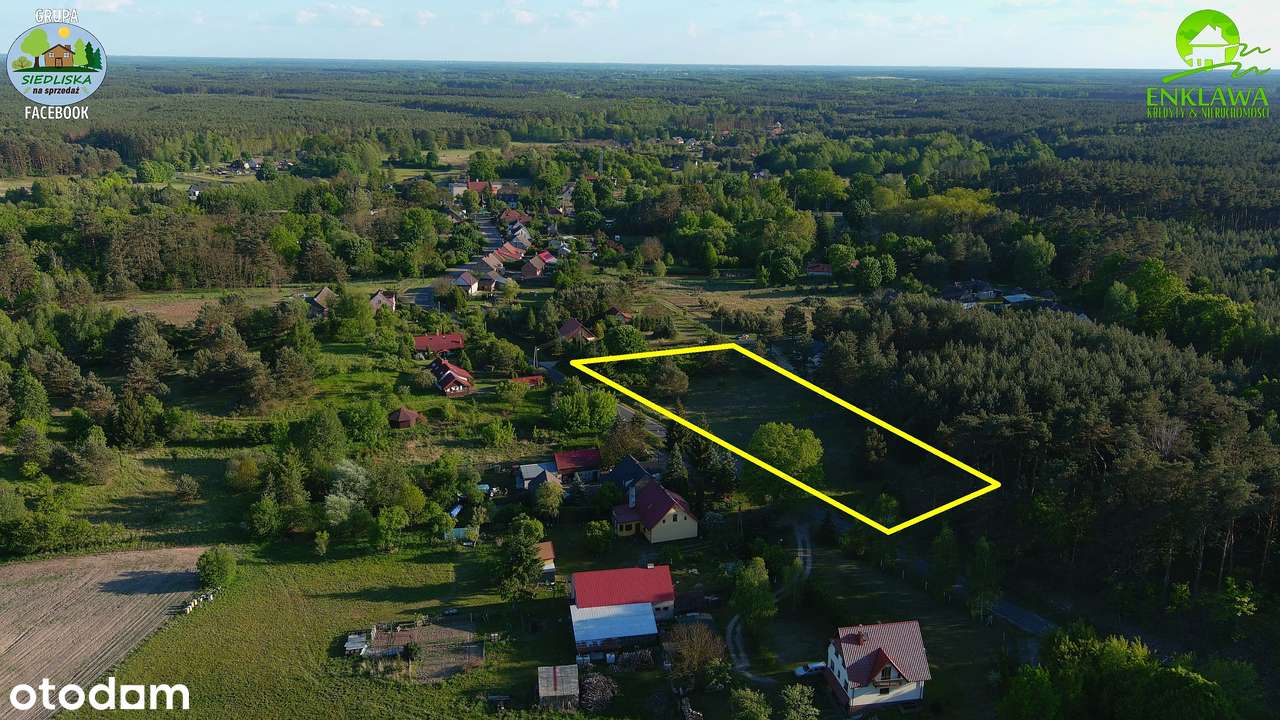 ENKLAWA prezentuje: działka w CUDNEJ okolicy! 4 x JEZIORO + LASY!-4
