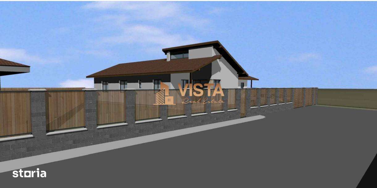 Casa individuala, predare Ianuarie 2026, teren 500mp, toate utilitatil - Imagine principală: 2/6
