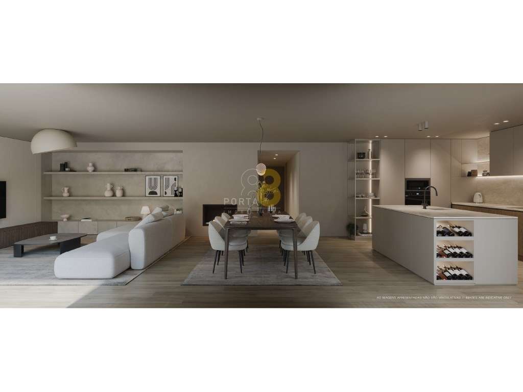 T1 Novo com Varanda, Garagem e Vistas Desafogadas - Requesende - Grande imagem: 2/20