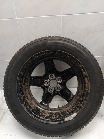 OPEL ASTRA K MOKKA 6,5X16 ORYGINALNE FELGI STALOWE R16 ET41 5x105 OPONY MICHELIN 205/55 KOŁA - 11