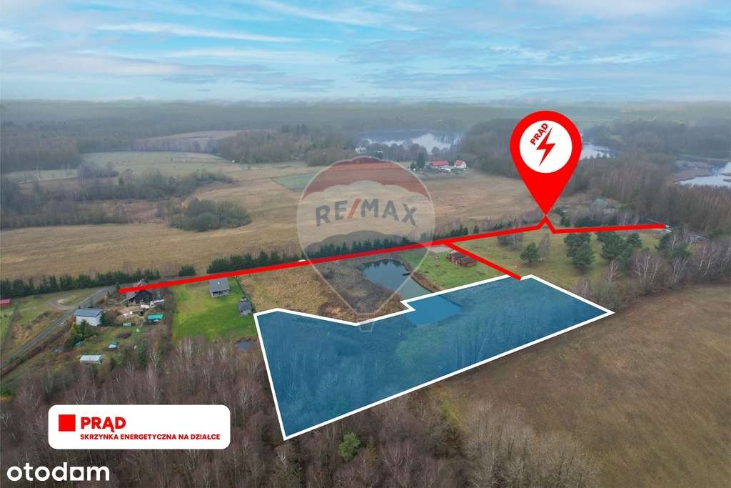 Działka ze stawem, przy jeziorze Wielatowo MPZP - Pełny obrazek: 5/12