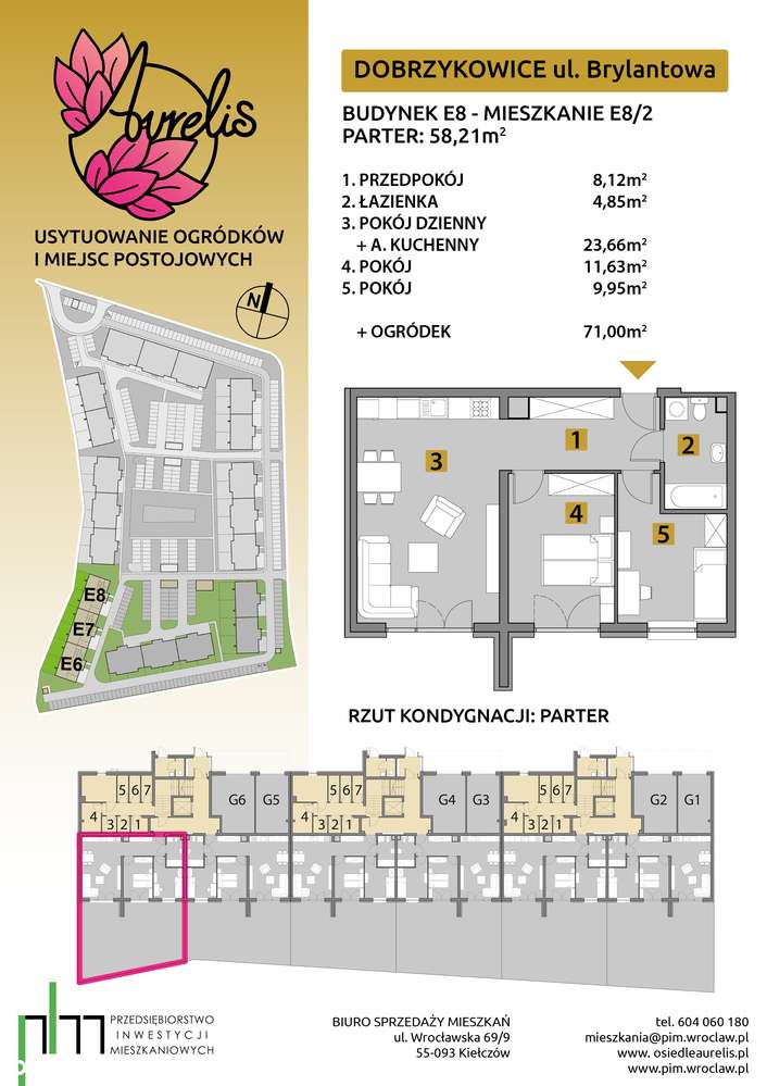 3 pokoje z ogródkiem - Pełny obrazek: 1/6