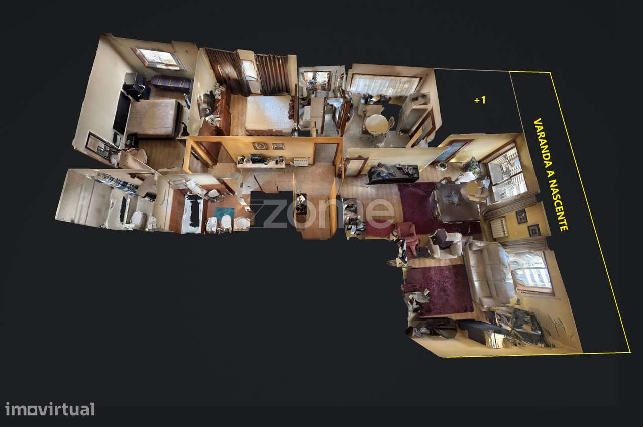 T3 2º, box aberta, 2 frentes 250m da Praia, Av Serpa Pinto, Matosin... - Grande imagem: 5/50