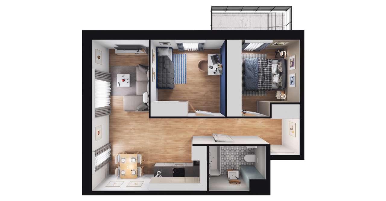 TARAS 90 m2!!Osielsko Residence | apartament 3-pok. | L25 - Pełny obrazek: 3/9