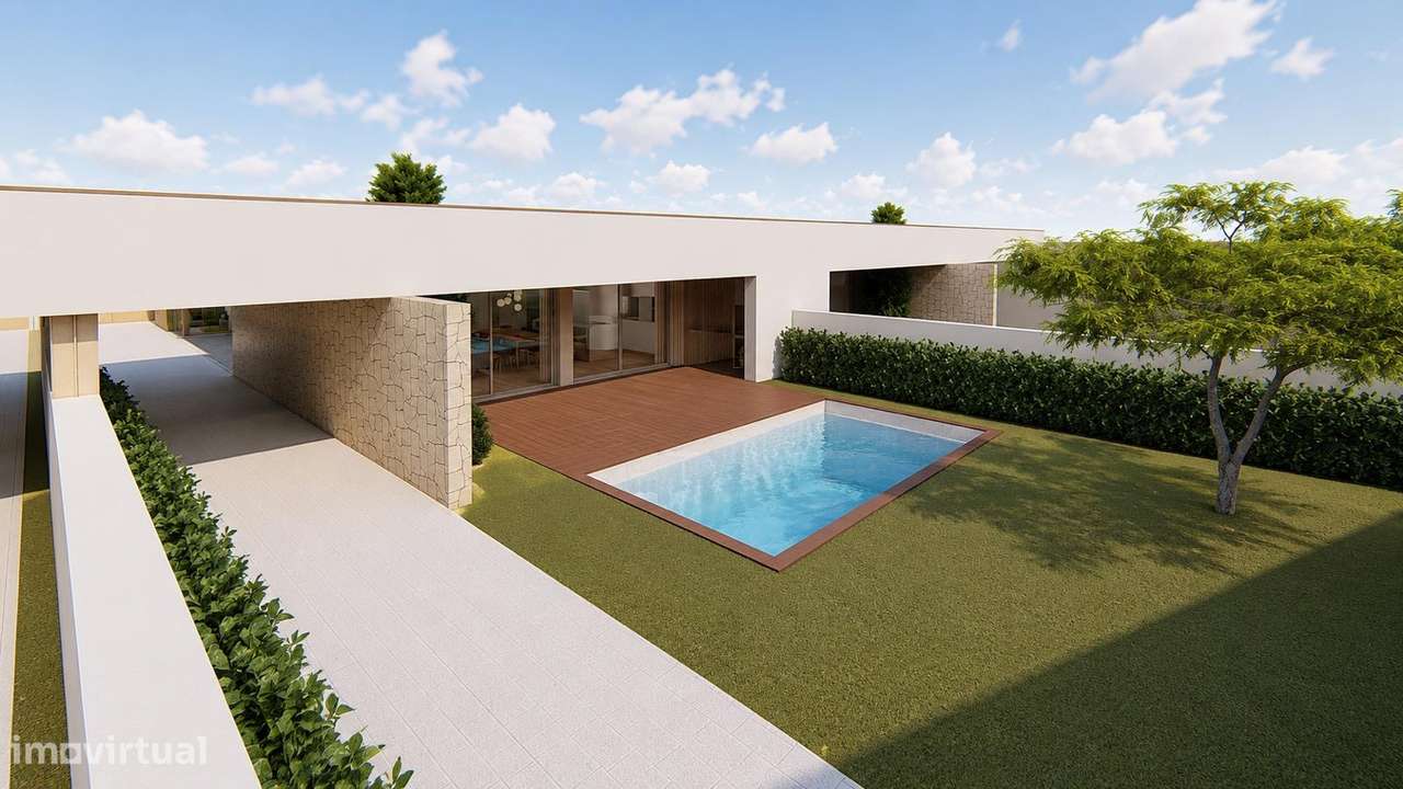 Moradia T3 | Térrea | Piscina | Jardim | Barbecue | 2 Carros-33