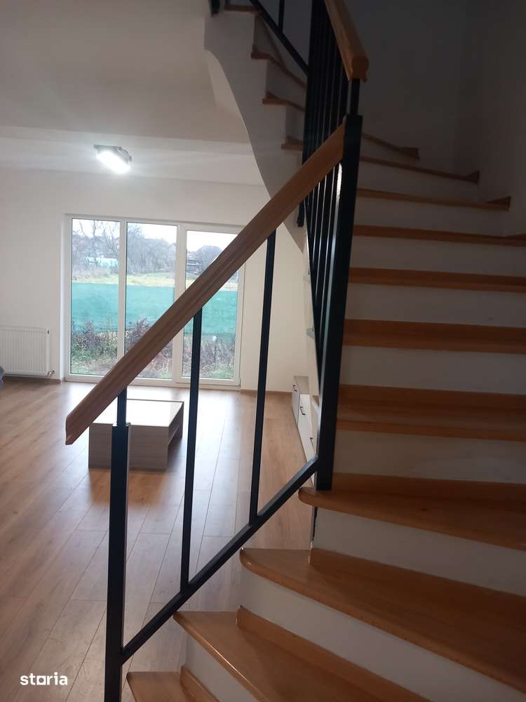 Casă  tip duplex, 3 cam, 85 mp,mobilat, utilat,Sancrai-5