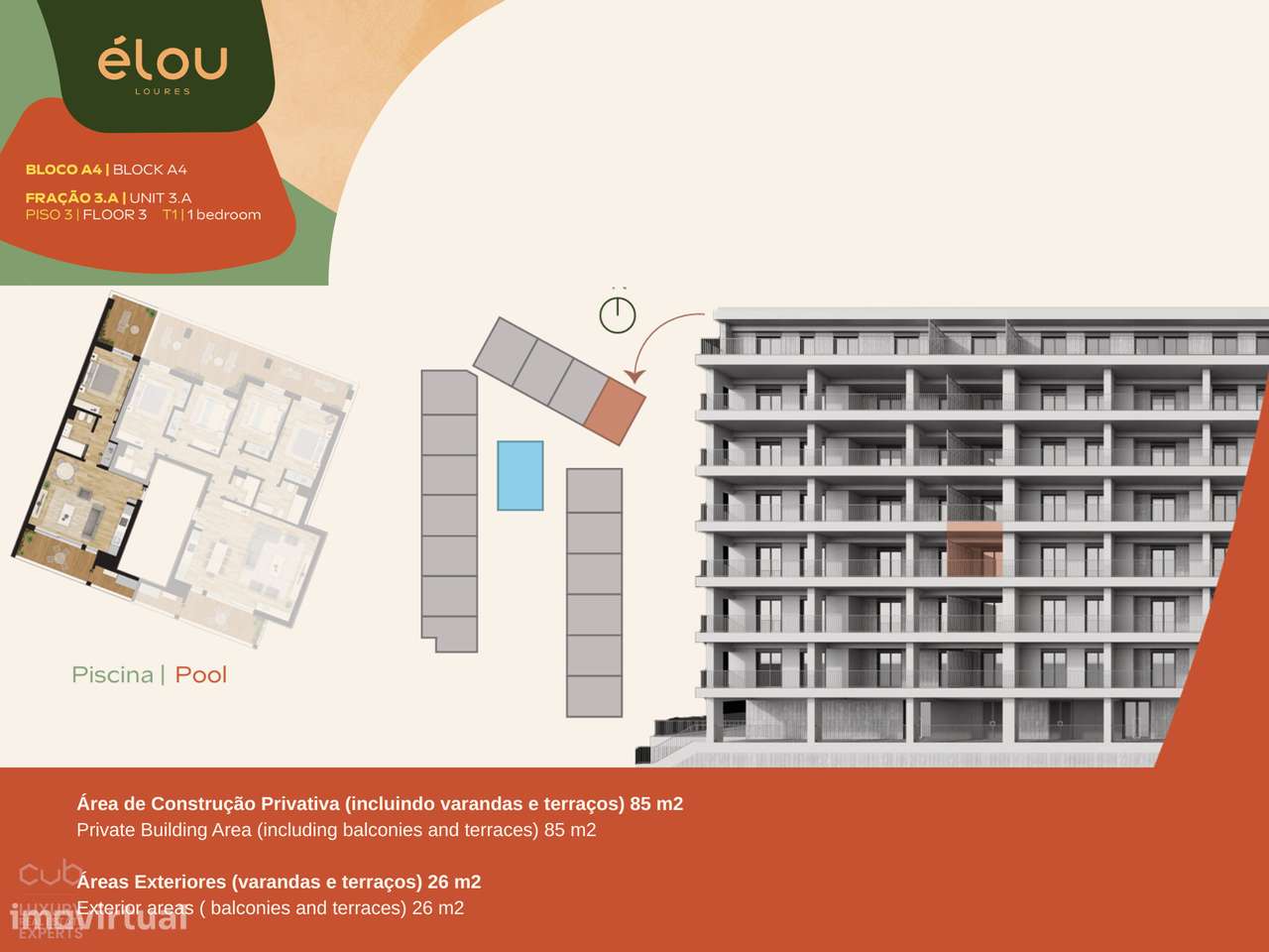 Apartamento T1 Novo em Cedência de Posição Contratual — Edifício Élou,-37