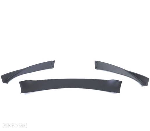 SPOILER LIP PARA BMW E60 E61 03-10 PACK M HAMANN LOOK PRETO MATE - 2