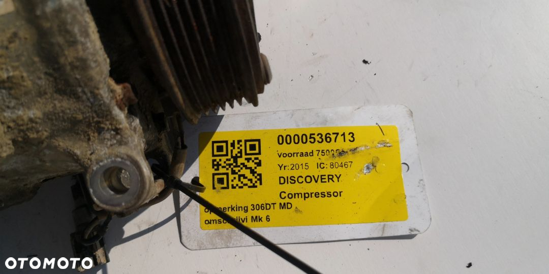 DISCOVERY IV 9X23-19D629-DA KOMPRESOR KLimatyzacji air con pump klimakompressor - 6