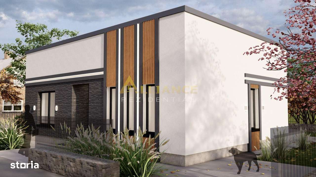 Casa individuala parter || 4 camere 2 bai || teren 309mp-0