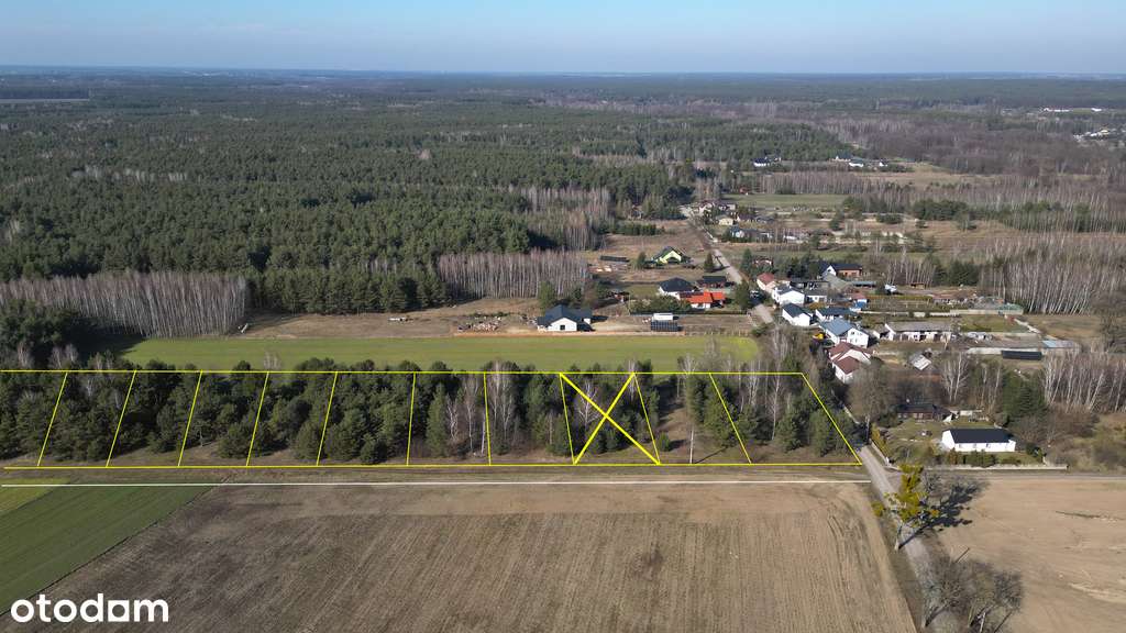 Atrakcyjne działki budowlane w Szymanowie - Pełny obrazek: 1/4