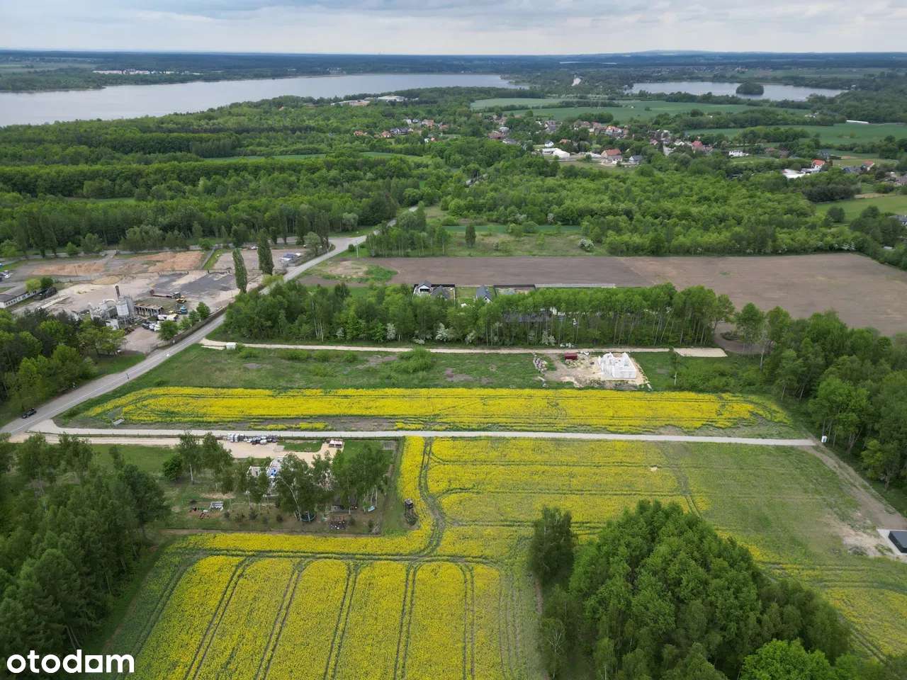 PYSKOWICE Dzierżno działka bud. 851 m2 nr 328/18 las, jezioro, spokój - Pełny obrazek: 4/16