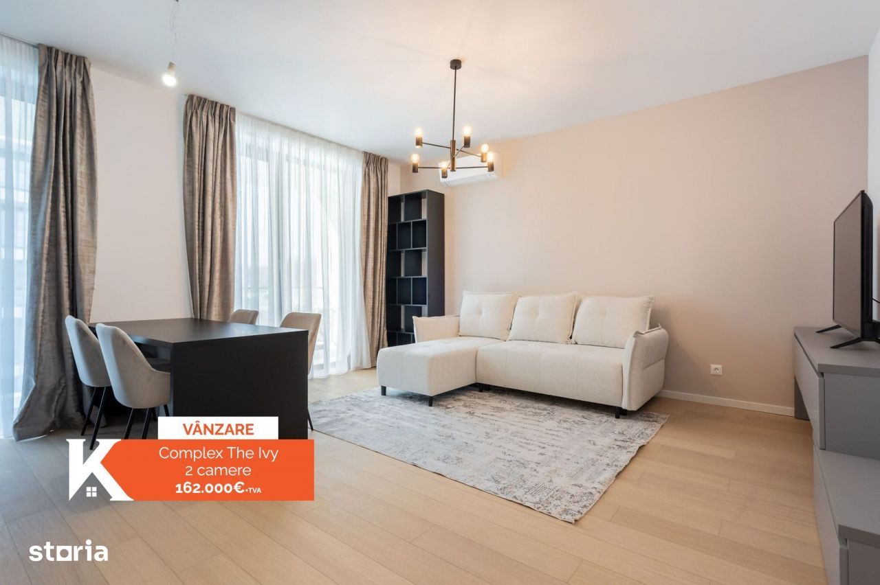 Apartament 2 Camere Finalizat | Mobilat | Utilat | The Ivy - Baneasa