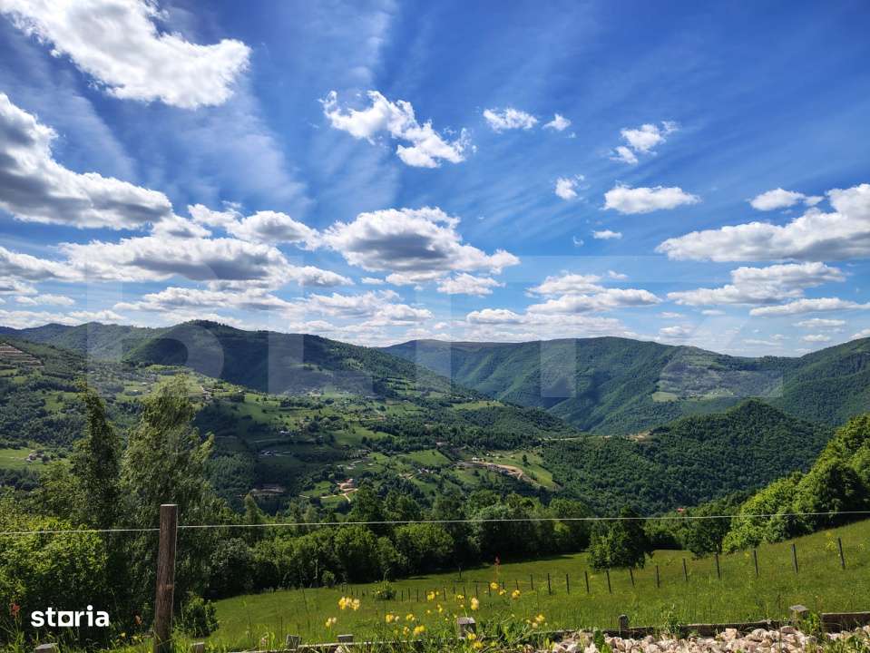 Cabana din lemn masiv, 100 mp utili, teren 3000 mp, Somesu Rece