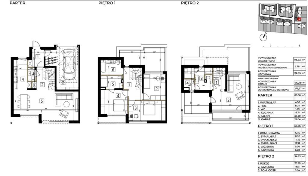 Przestronne 3-poziomowe domy w Wilanowie nad Wisłą-9