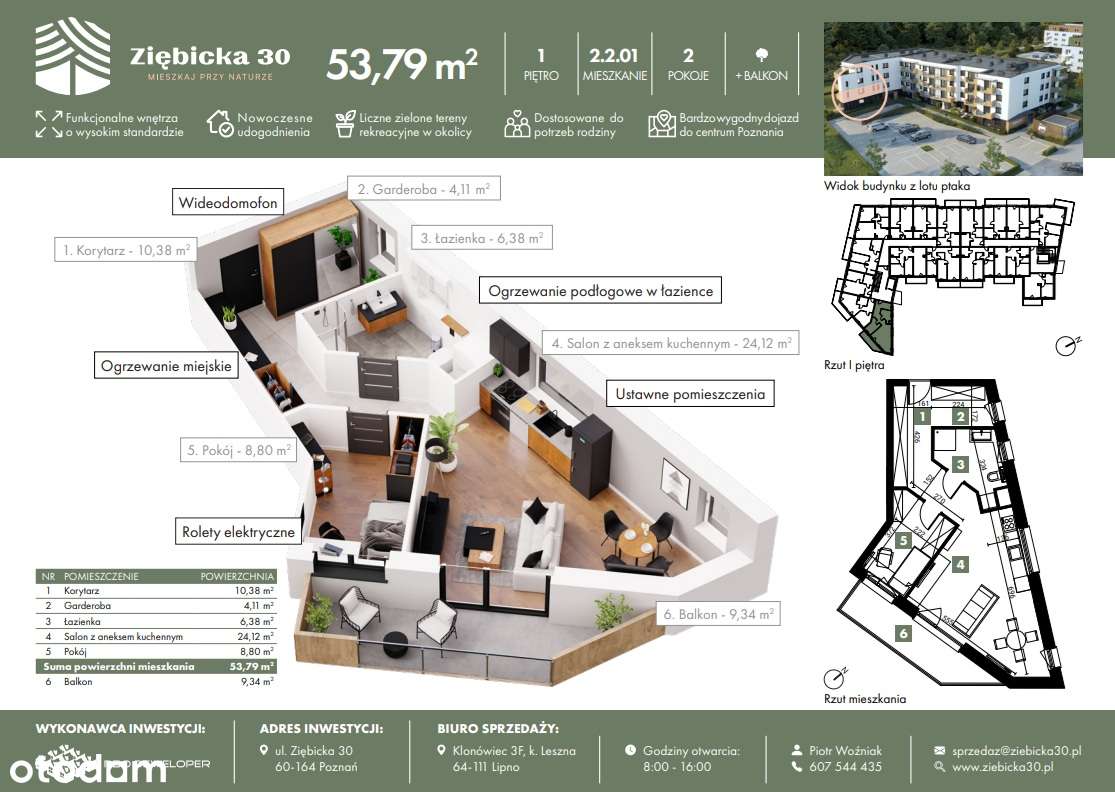 Mieszkanie w kameralnej inwestycji - Pełny obrazek: 2/11