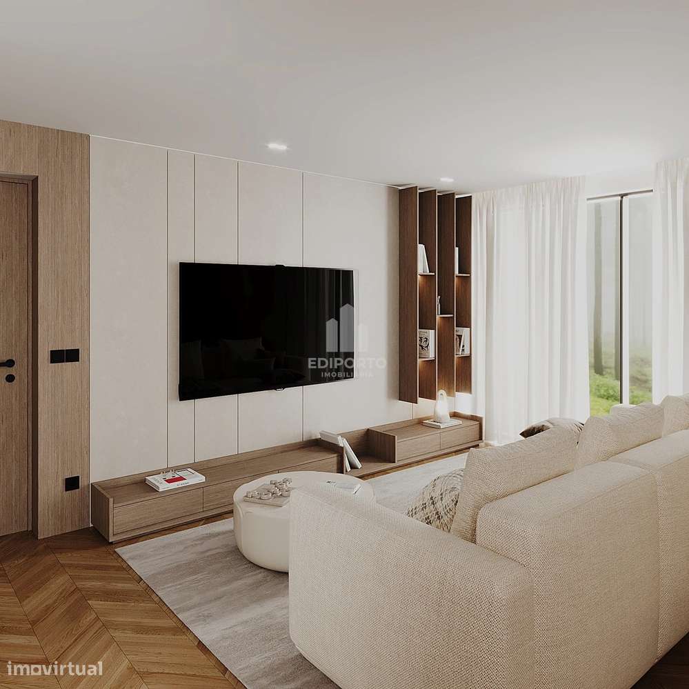 T1 Moderno com Varanda e Piscina – Empreendimento Mais Vitta, Frazão-1