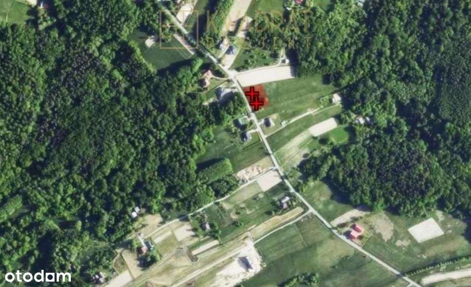 Borówki-Lasek, działka z WZ przy drodze powiatowej-5