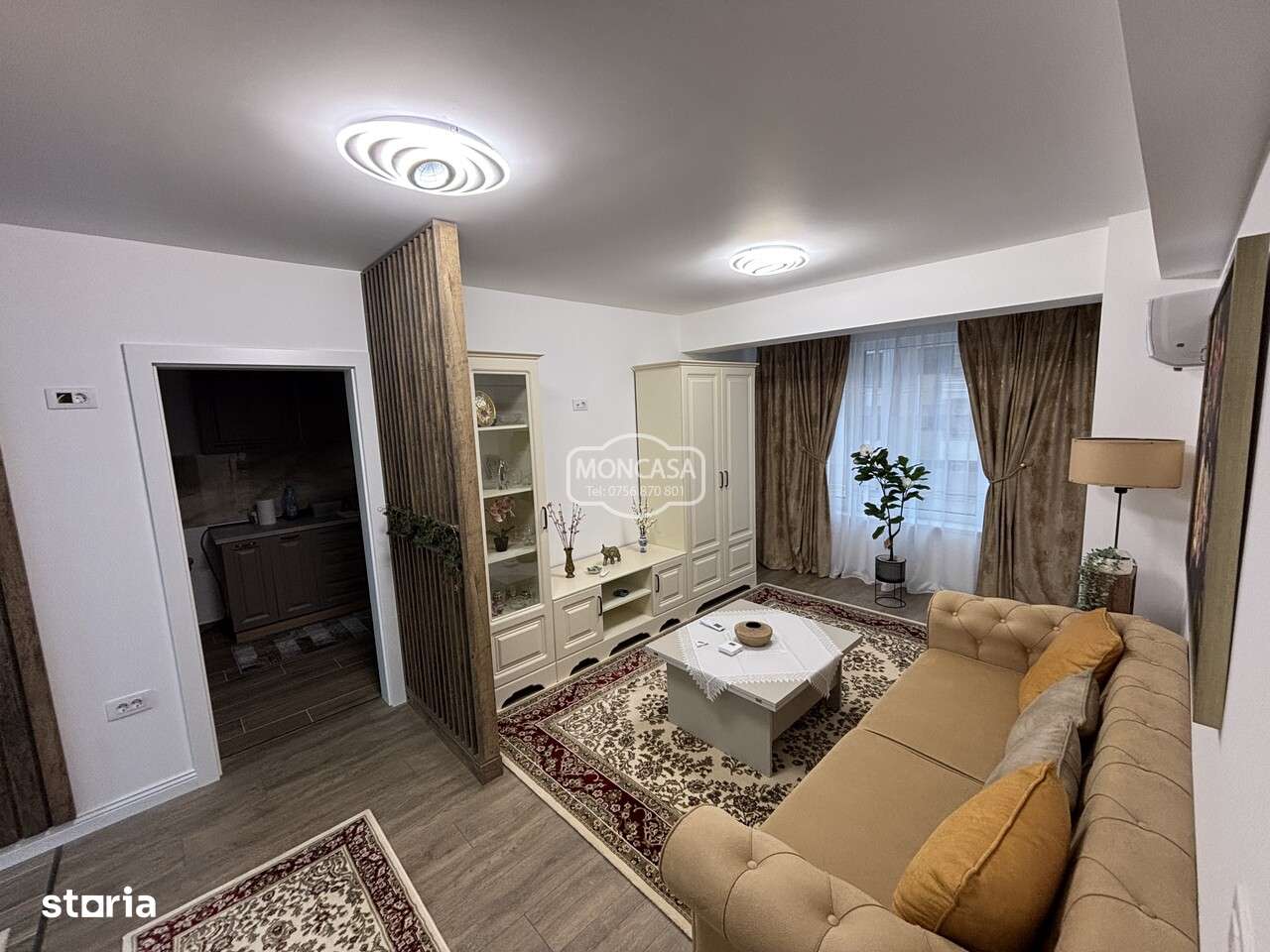 Chirie apartament 3 camere, etaj 2, bloc nou - Imagine principală: 1/10