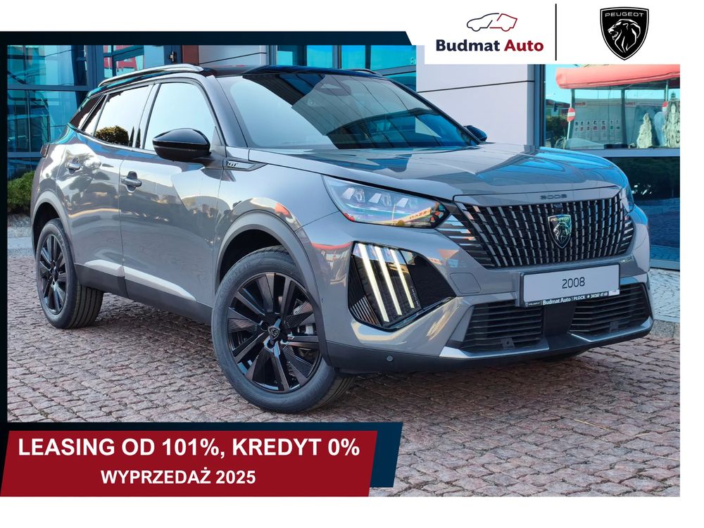 Peugeot 2008GT - Alcantara, VisioPark360 - Kredyt 0%, Leasing 101%