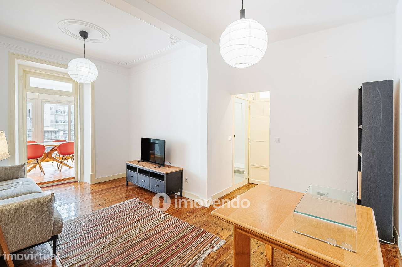 Apartamento T3 remodelado, mobilado e com cozinha equipada, Lisboa - Grande imagem: 5/51