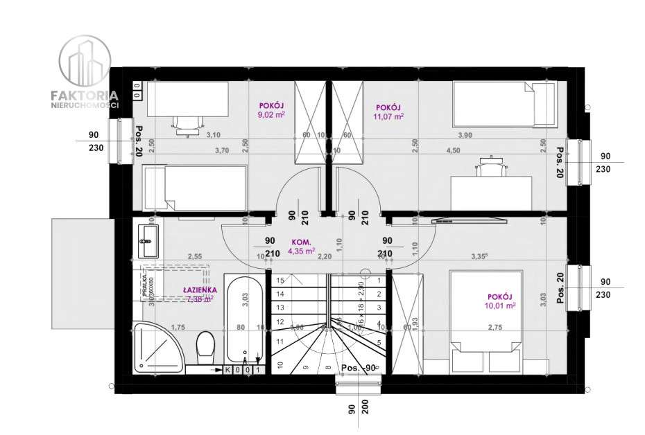 Środkowy segment szeregówki, stan deweloperski-6