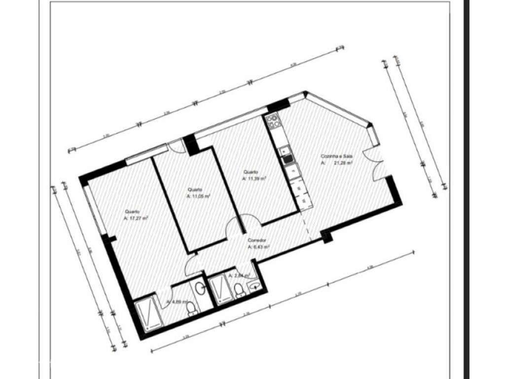 T3 Totalmente Remodelado | 90m² | Suíte Master | Excelente Investim...-28