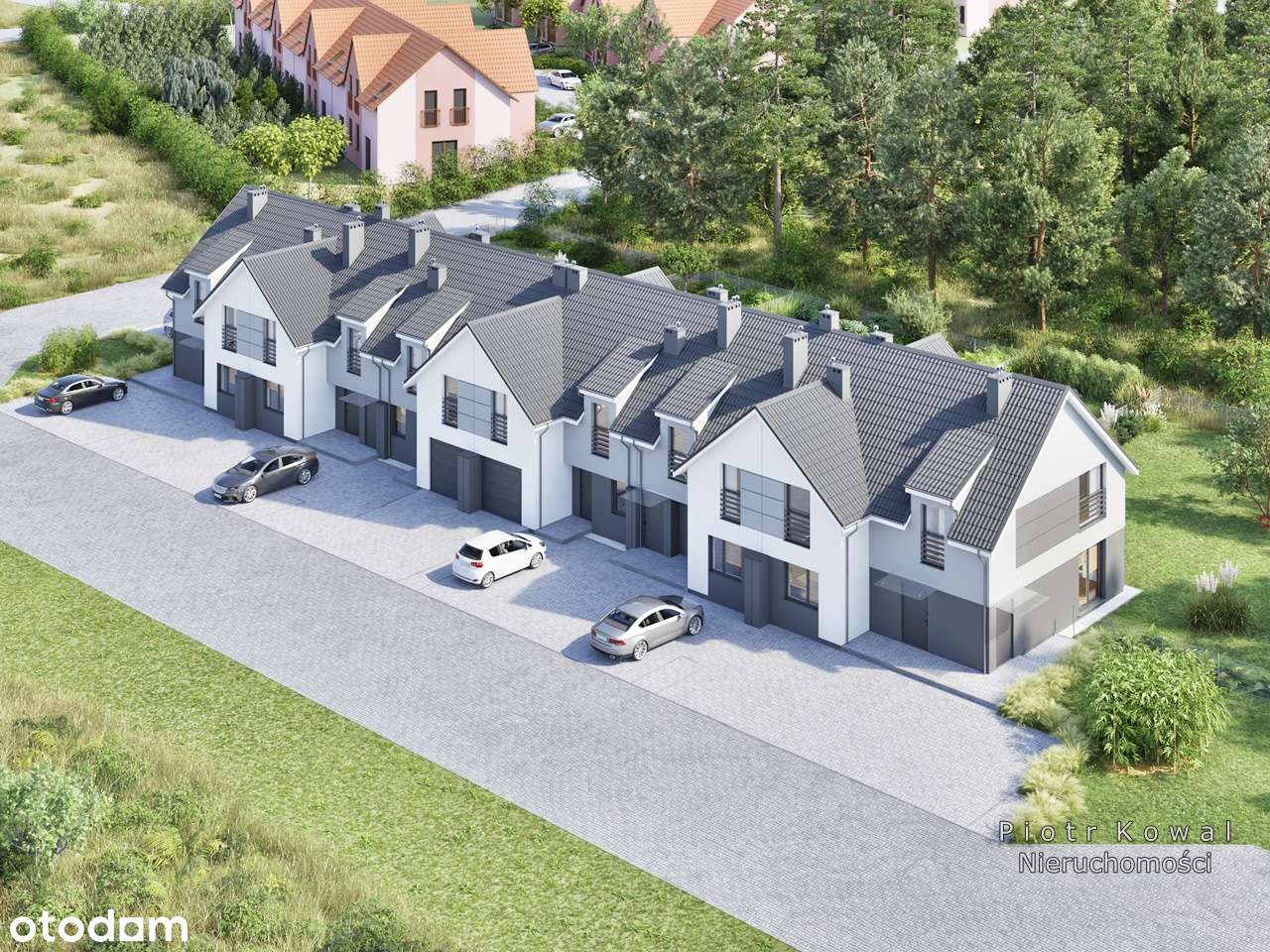 3 pok.- 58 m2 - bezczynszowe - z ogródkiem - przy lesie - 2 m-ca park.-14