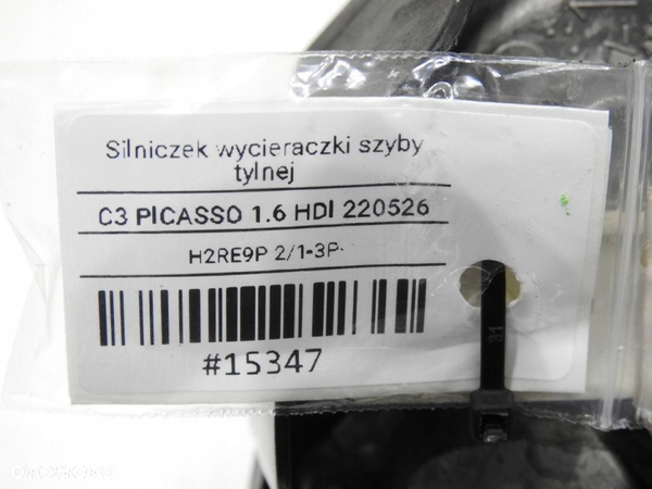 SILNICZEK WYCIERACZKI KLAPY CITROEN C3 PICASSO - 8