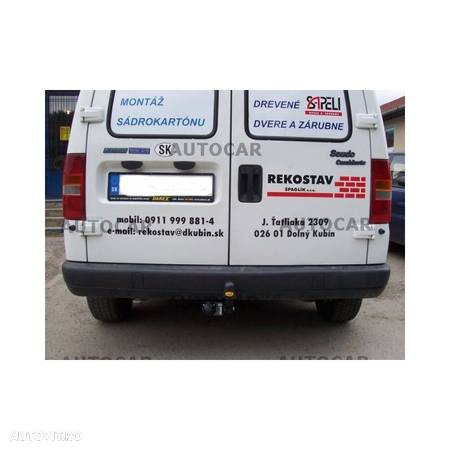 Carlig de remorcare pentru FIAT SCUDO - autoutilitar, - sistem semidemontabil -cu suruburi - tip 3xxx - din 1994 pana - 6