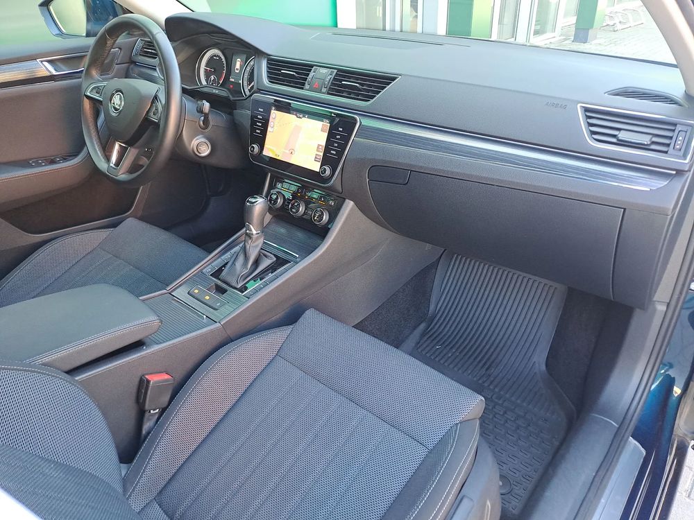 SKODA SUPERB Błękit Lava 4x4 DSG 2,0TDI 190KM Salon PL ASO