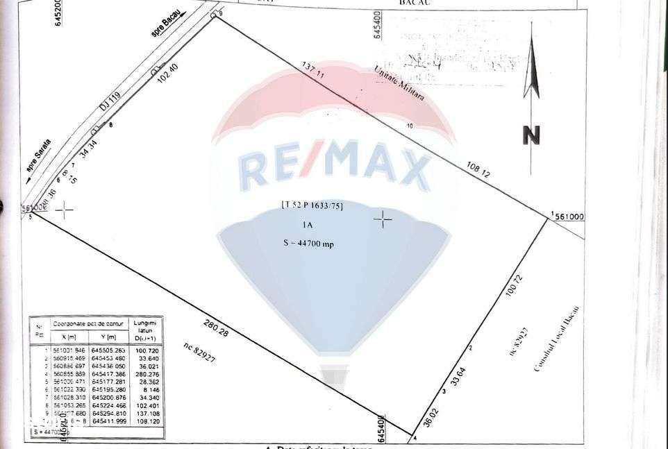 Teren industrial de vanzare 44700 mp Strada Poligonului - Bacau - Imagine principală: 4/4