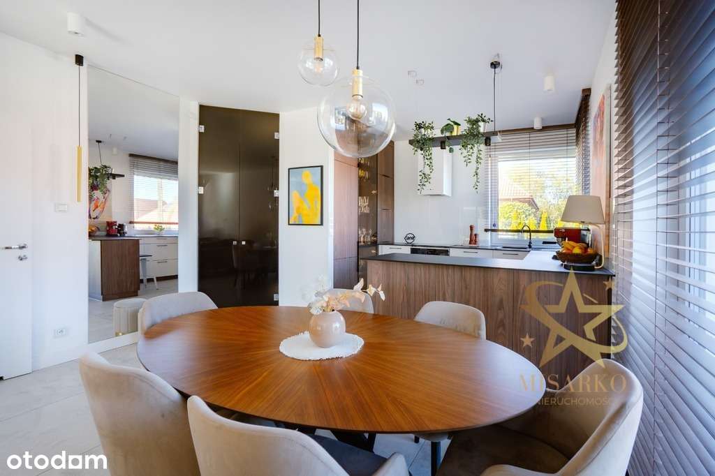 Nowoczesny dom w zabudowie bliźniaczej z basenem-9